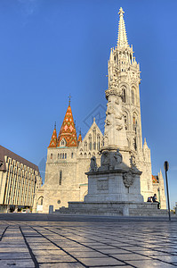 匈牙利布达佩斯Mathias Rex教堂大教堂历史首都旅游地标宗教堡垒教会纪念碑天空图片