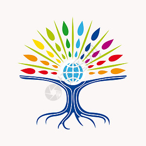 社区经理教育世界树概念图片