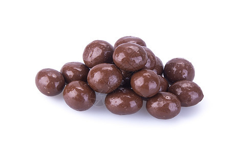 巧克力球 背景中的巧克力球美食白色小吃团体圆形坚果牛奶棕色甜点可可图片