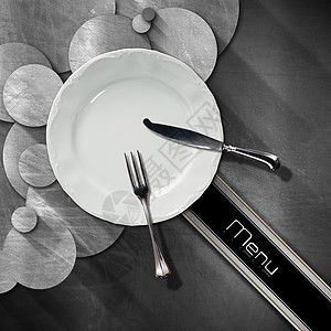 餐厅菜单设计阴影卡片酒馆圆圈厨房午餐银器用餐拉丝酒吧图片