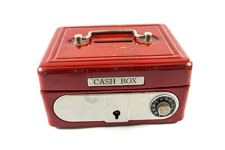 红现金箱商业钱盒投资胸部银行订金保险柜支付宝藏金属图片