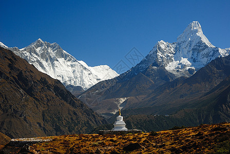 佛教徒 Lhotse Peak和Nepa的图片