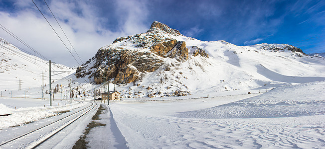 伯尔尼纳山脉运动蓝色场景冰川滑雪英语风景全景天空图片