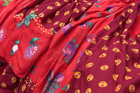 占地吉普传统吉普类服装布织物女士文化衣柜衣服织物纤维材料折叠购物纪念品背景