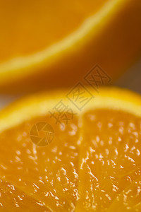 西班牙巴伦西亚橙子切成半橘子背景图片