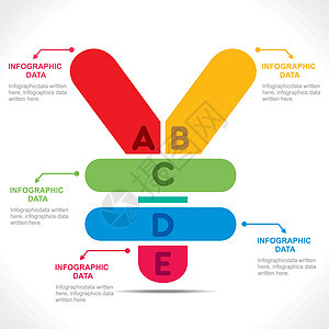 创造性日元货币创意货币符号信息图表设计矢量图片