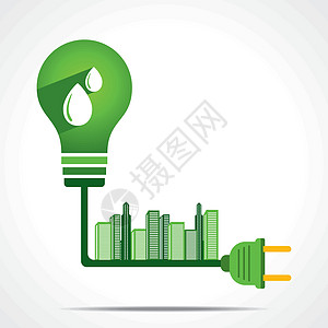 利用水力发电产生绿色能源 并赋予城市概念权力图片