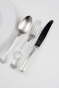 银器用具食物勺子桌子盘子环境餐具金属图片