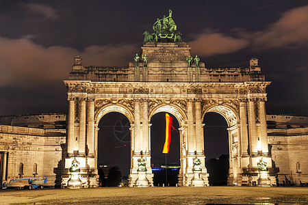 布鲁塞尔Triumphal拱门首都城市公园旅游纪念馆纪念碑建筑学建筑博物馆地标图片