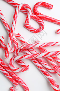 糖果甘蔗白色红色甜食食物手杖饰品条纹背景图片