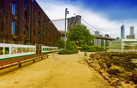 布鲁克林桥公园 纽约图片