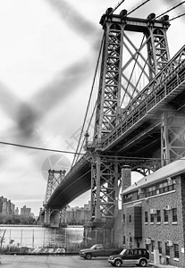 曼哈顿桥 纽约市办公室建筑物全景建筑学街道旅行天际建筑地标景观图片