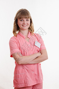 年轻医生的肖像大学药剂师兽医女孩工人药品职业教育实习医疗图片