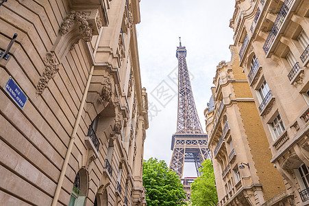 Eiffel铁塔 来自巴黎的布宜诺斯艾利斯艾雷斯大道图片