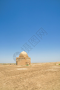 土库曼斯坦寺庙圆顶历史沙漠岩石石头地标图片