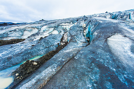 冰川高山场景鸿沟峡谷洞穴远足高度山脉冻结季节图片