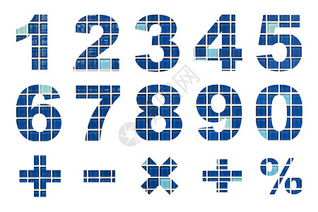 1至0个数字和基本数学符号语言小写字体字母背景图片