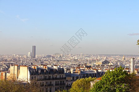 巴黎全景旅行大教堂城市景观天际建筑街道地标摩天大楼建筑学图片