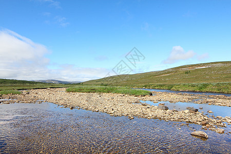 Tundra 景观全景国家土地荒野爬坡晴天风景公园高地天空图片