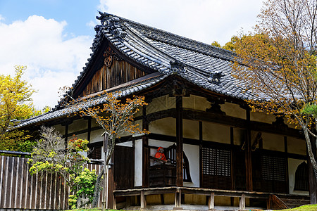 传统木屋 日本排毒竹瓦民众淋浴别府窗户入口旅馆城市景观图片