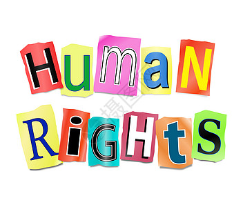 人权概念自由权利打印字母公民民间插图图片