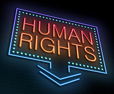 人权概念民间自由指示牌公民蓝色红色权利插图图片