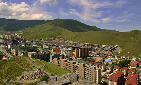 蒙古首都乌兰巴托市新建筑楼旅游地标旅行建筑学住宅游牧民族吸引力假期日落纪念碑图片