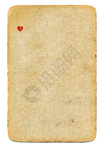 红心牌 A 古董游戏卡玩纸牌图片