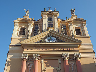 圣贝纳迪诺教堂 意思是基耶里的圣贝尔纳风格教会建筑学地标图片