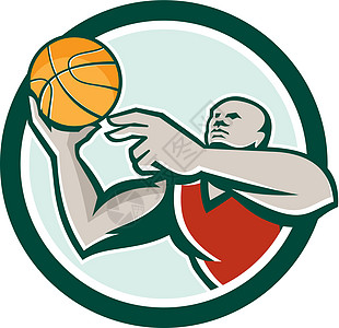 篮球球玩家平起球球圆回转芭蕾舞者运动男性男人圆圈插图艺术品运动员图片