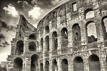 罗马大奖 罗马城市旅游石头废墟蓝色天空建筑学体育馆旅行角斗士图片