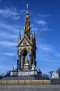 阿尔伯特纪念馆  伦敦  英国王子雕像纪念碑旅游建筑学旅行地标观光图片