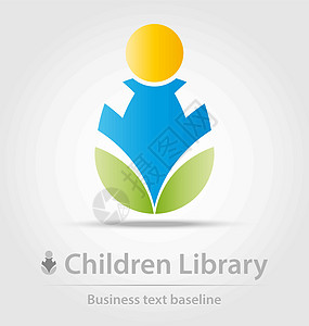儿童图书馆业务图标图片