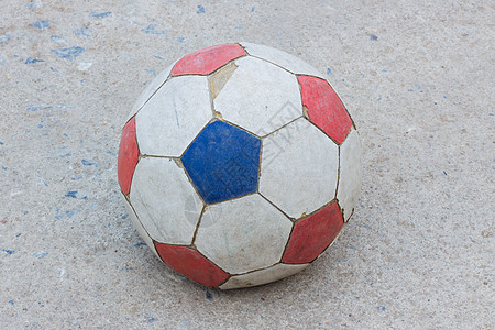 旧足球球闲暇瓷砖竞赛院子游戏联盟球形足球场照片圆圈图片