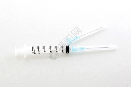 白底隔离的塑料注射器医疗药品保健疫苗医生管子医院注射宏观胰岛素图片