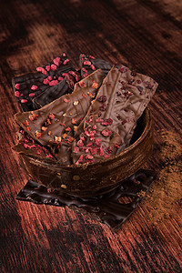 豪华巧克力诱惑美食收藏糖果食物奢华棕色酒吧喜悦可可图片