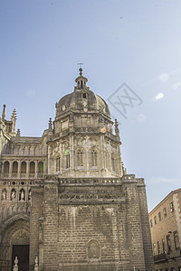 西班牙托莱多城市艺术旅行建筑学文化历史城堡宗教全景石头图片
