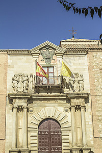 西班牙托莱多文化历史石头建筑学全景大教堂艺术旅行城堡城市背景图片