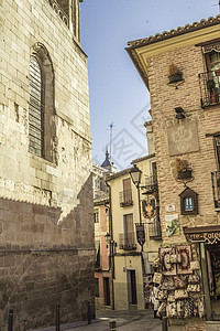 西班牙托莱多建筑学宗教城市石头全景旅行艺术历史城堡大教堂图片