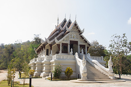 泰国清莱省小白殿寺图片