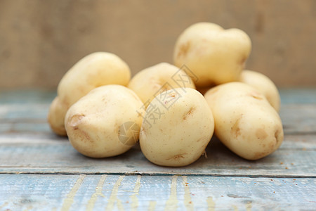 生土豆团体蔬菜糖类棕色黄色食品图片