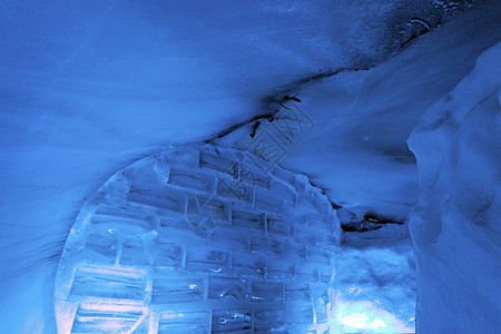 冰川洞穴图片