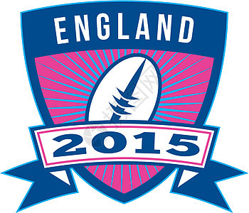 2015年英格兰盾牌雷特罗背景图片