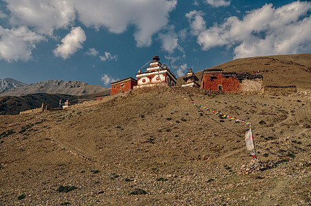 佛教圣地佛教徒房屋风景岩石神社全景宗教石头多波图片