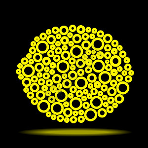 柠檬正方形艺术动画片植物小吃框架绘画种子水果酸橙图片