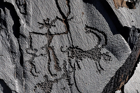 古代花纹岩石岩画绘画动物雕刻石头艺术考古历史考古学图片