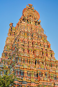 Meenakshi 安曼寺风景寺庙景点宗教胜地地标历史性旅游神庙图片