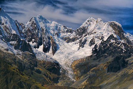 阿尔帕马约风景冰川旅行高山山峰全景远足高度山脉雪峰图片