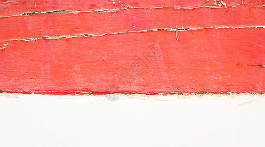 下面的红色旧木板墙和白色混凝土图片