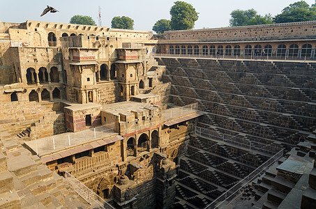 印度拉贾斯坦邦建筑旅行文化拱廊寺庙走廊历史性地标柱子楼梯图片